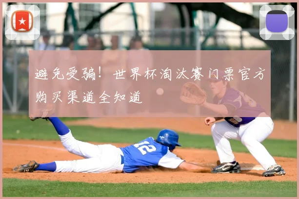 避免受骗!世界杯淘汰赛门票官方购买渠道全知道